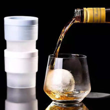 Load image into Gallery viewer, Ice Cube Maker Whiskey Spherical Large Ball Ice Cube Mold Food Grade Round Ice Tray Bar Cool Gadgets Kitchen Accessories Ice Making Mould
