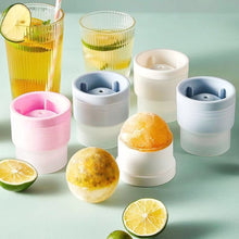 Load image into Gallery viewer, Ice Cube Maker Whiskey Spherical Large Ball Ice Cube Mold Food Grade Round Ice Tray Bar Cool Gadgets Kitchen Accessories Ice Making Mould
