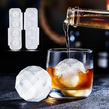 Load image into Gallery viewer, 4 Cell Ice Ball Mold Ice Cube Maker Whisky Spherical Ice Cube Tray Party Bar Cool Gadgets Supplies Kitchen Tools
