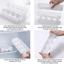 Load image into Gallery viewer, 4 Cell Ice Ball Mold Ice Cube Maker Whisky Spherical Ice Cube Tray Party Bar Cool Gadgets Supplies Kitchen Tools
