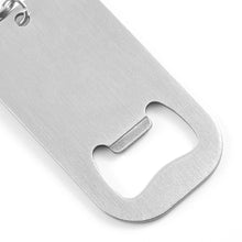 Load image into Gallery viewer, Stainless Steel Bottle Opener Keychain Beer Opener Soda Drink Starter Portable Mini Bottle Opener Birthday Father's Day Gifts

