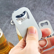 Load image into Gallery viewer, Stainless Steel Bottle Opener Keychain Beer Opener Soda Drink Starter Portable Mini Bottle Opener Birthday Father's Day Gifts
