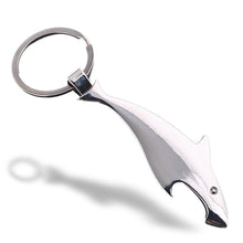 Load image into Gallery viewer, Metal Shark Bottle Opener Keychain Beer Opener Soda Drink Starter Portable Mini Bottle Opener Birthday Father's Day Gifts
