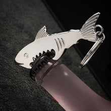 Load image into Gallery viewer, Metal Shark Bottle Opener Keychain Beer Opener Soda Drink Starter Portable Mini Bottle Opener Birthday Father's Day Gifts
