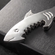 Load image into Gallery viewer, Metal Shark Bottle Opener Keychain Beer Opener Soda Drink Starter Portable Mini Bottle Opener Birthday Father's Day Gifts
