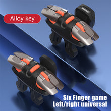 Load image into Gallery viewer, Mini Mobile Gaming Trigger For PUBG Phone Game Controller Gamepad Joystick Aim Shooting L1R1 Pulse Key Button For IPhone Android
