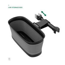 Load image into Gallery viewer, With Makeup Mirror Car Supplies Back Storage Bag Seat Headrest Storage Box Car Built-In Box
