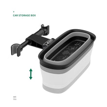 Load image into Gallery viewer, With Makeup Mirror Car Supplies Back Storage Bag Seat Headrest Storage Box Car Built-In Box
