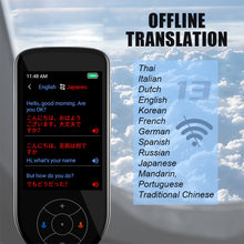 Load image into Gallery viewer, 3.5-Inch Smart Voice Translator V600 With Offline Camera And 137 Languages Translation Translator
