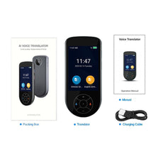 Load image into Gallery viewer, 3.5-Inch Smart Voice Translator V600 With Offline Camera And 137 Languages Translation Translator
