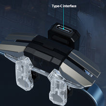 Load image into Gallery viewer, Six Finger Control Gamepad Trigger For Pubg Controller Mobile Phone Gamepad Joystick Aim Shooting L1 R1 Alloy Key Button
