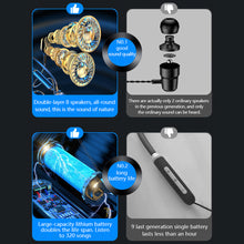 Load image into Gallery viewer, TWS Wireless Bluetooth Earphones Bluetooth 5.2 Neckband Earphone headset Sports Running Waterproof Earbud Wireless with MiC
