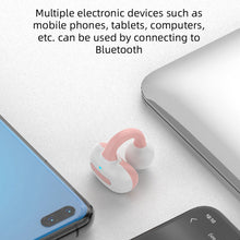 Load image into Gallery viewer, Ms8 Bluetooth Headset Single Ear Clip Ear Type Non-In-Ear Hanging Ear Black Technology Concept Bone Conduction Outward Earphone

