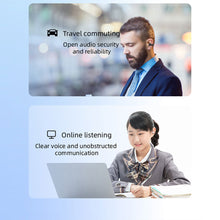 Load image into Gallery viewer, Ms8 Bluetooth Headset Single Ear Clip Ear Type Non-In-Ear Hanging Ear Black Technology Concept Bone Conduction Outward Earphone
