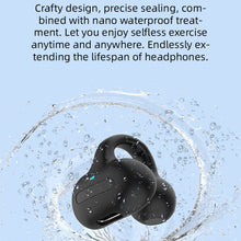 Load image into Gallery viewer, Ms8 Bluetooth Headset Single Ear Clip Ear Type Non-In-Ear Hanging Ear Black Technology Concept Bone Conduction Outward Earphone

