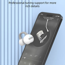 Load image into Gallery viewer, Ms8 Bluetooth Headset Single Ear Clip Ear Type Non-In-Ear Hanging Ear Black Technology Concept Bone Conduction Outward Earphone
