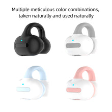 Load image into Gallery viewer, Ms8 Bluetooth Headset Single Ear Clip Ear Type Non-In-Ear Hanging Ear Black Technology Concept Bone Conduction Outward Earphone
