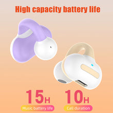 Load image into Gallery viewer, Ms8 Bluetooth Headset Single Ear Clip Ear Type Non-In-Ear Hanging Ear Black Technology Concept Bone Conduction Outward Earphone
