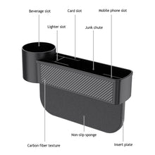 Load image into Gallery viewer, Universal Car Seat Gap Water Cup Holder Auto Car Crevice Side Storage Box Driver Front Auto Car Seat Gap Filler Car Interior Organizer
