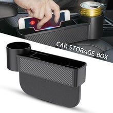 Load image into Gallery viewer, Universal Car Seat Gap Water Cup Holder Auto Car Crevice Side Storage Box Driver Front Auto Car Seat Gap Filler Car Interior Organizer
