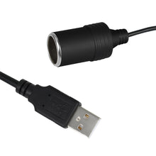Load image into Gallery viewer, USB 5V To 12V Car Cigarette Lighter Socket Converter Adapter Wired Controller Plug Connector Adapter Auto Interior Accessories
