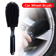 Load image into Gallery viewer, Car Wheel Brush Tire Cleaning Brushes Car Rim Scrubber Cleaner Duster Handle Cleaning Tools Car Wheel Rim Detailing Brush
