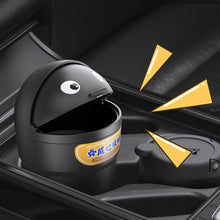 Load image into Gallery viewer, Flip Open Car Trash Can Portable Car Garbage Storage Box Mini Wastebasket Flap Design Waterproof Auto Interior Accessories
