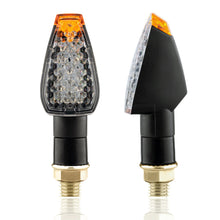 Load image into Gallery viewer, 2PCS Motorcycle Turn Signal Lights 14 LED Motorcross Short Indicator Blinker Side Lights Front&amp;Rear For Yamaha Kawasaki Honda Suzuki Motorbikes
