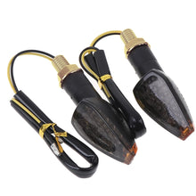 Load image into Gallery viewer, 2PCS Motorcycle Turn Signal Lights 14 LED Motorcross Short Indicator Blinker Side Lights Front&amp;Rear For Yamaha Kawasaki Honda Suzuki Motorbikes
