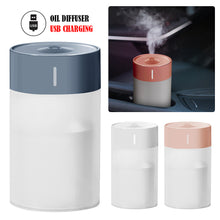 Load image into Gallery viewer, 260ml Electric Car Air Humidifier Aroma Oil Diffuser USB Charge Cool Mist Sprayer with Colorful Night Light for Home Car
