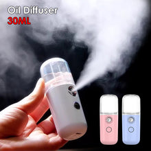 Load image into Gallery viewer, 30ML Car Air Humidifier Mini Nano Facial Sprayer USB Nebulizer Purifier Aromatherapy Essential Oil Diffuser Face Water Replenishment
