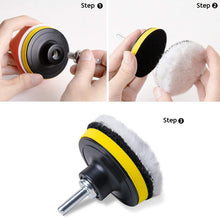 Load image into Gallery viewer, 11Pcs Car Polishing Sponge Pads Kit Foam Pad Buffer Kit Wax Pads For Auto Motorcycle Motor Vehicle Removes Scratches Car Polisher Drill Adapter

