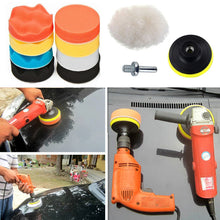 Load image into Gallery viewer, 11Pcs Car Polishing Sponge Pads Kit Foam Pad Buffer Kit Wax Pads For Auto Motorcycle Motor Vehicle Removes Scratches Car Polisher Drill Adapter
