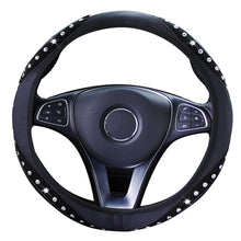 Load image into Gallery viewer, Car Rhinestones Steering Wheel Cover With Crystal Diamond Car Interior Accessories Car-styling 37-38cm
