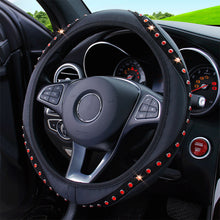 Load image into Gallery viewer, Car Rhinestones Steering Wheel Cover With Crystal Diamond Car Interior Accessories Car-styling 37-38cm
