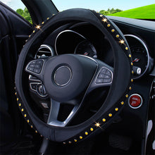 Load image into Gallery viewer, Car Rhinestones Steering Wheel Cover With Crystal Diamond Car Interior Accessories Car-styling 37-38cm
