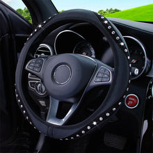 Load image into Gallery viewer, Car Rhinestones Steering Wheel Cover With Crystal Diamond Car Interior Accessories Car-styling 37-38cm
