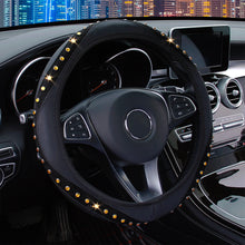 Load image into Gallery viewer, Car Rhinestones Steering Wheel Cover With Crystal Diamond Car Interior Accessories Car-styling 37-38cm
