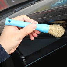Load image into Gallery viewer, 2Pcs Car Detailing Brush Air Conditioner Auto Wash Pighair Bristle Accessories Cleaning Tools Detailing Vehicle Interior Supplies
