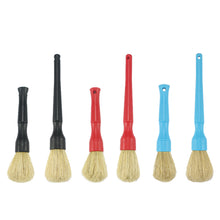 Load image into Gallery viewer, 2Pcs Car Detailing Brush Air Conditioner Auto Wash Pighair Bristle Accessories Cleaning Tools Detailing Vehicle Interior Supplies
