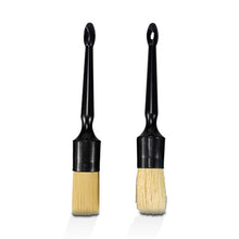Load image into Gallery viewer, 2Pcs Car Detail Brush Boar Hair Bristle Brushes Dashboard for Car Exterior Interior Cleaning Auto Tools
