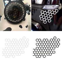 Load image into Gallery viewer, Motorcycle Helmet Decals Honeycomb Stickers Waterproof Stickers Bumper Car Refit Auto Exterior Accessories
