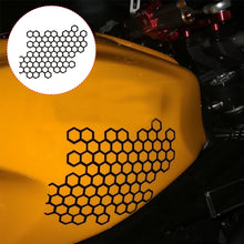 Load image into Gallery viewer, Motorcycle Helmet Decals Honeycomb Stickers Waterproof Stickers Bumper Car Refit Auto Exterior Accessories
