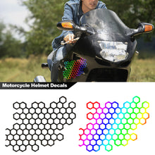 Load image into Gallery viewer, Motorcycle Helmet Decals Honeycomb Stickers Waterproof Stickers Bumper Car Refit Auto Exterior Accessories
