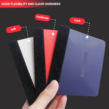 Load image into Gallery viewer, TPU Car Film Window Squeegee Scraper Soft Rubber Wrap Water Ice Wiper Auto Household Cleaning Tint Tools
