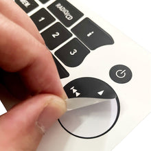 Load image into Gallery viewer, Car Audio Button Button Repair Stickers Decal Stickers Accessories 16Keys for Twingo Renault Clio and Megane 2009-2011
