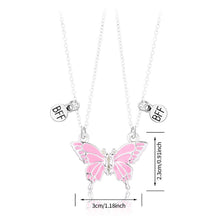 Load image into Gallery viewer, Butterfly Necklace Female Creative Fashion Magnet Stone Friend Couple Necklace Women Men Choker Jewelry
