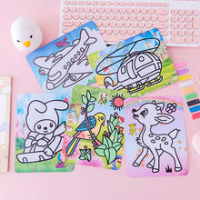 Load image into Gallery viewer, Creative Cartoon Kids DIY Color Sand Painting Art Creative Drawing Toys Sand Paper Art Crafts Toy

