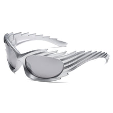 Load image into Gallery viewer, Hedgehog Styling Riding Sunglasses UV400 Full Frame Sports Glasses Y2K Personality Funny Cat Eye Sunglasses
