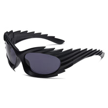 Load image into Gallery viewer, Hedgehog Styling Riding Sunglasses UV400 Full Frame Sports Glasses Y2K Personality Funny Cat Eye Sunglasses
